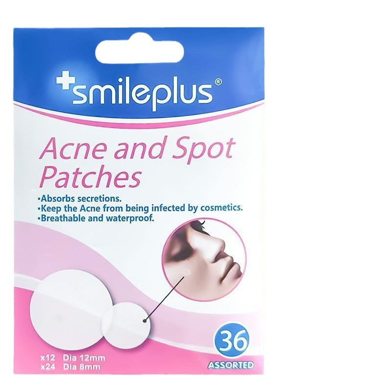 Smileplus acne patch for repairing and fading acne marks, invisible, breathable and soothing hydrocolloid acne patch